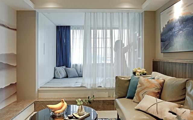 现代风格的新房装修,装修效果非常好看,轻奢感一下子就上来了