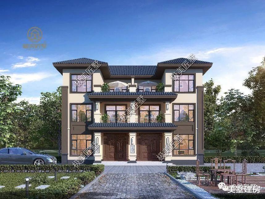 谁说兄弟不能建一起，看看这款对称设计，是不是眼前一亮