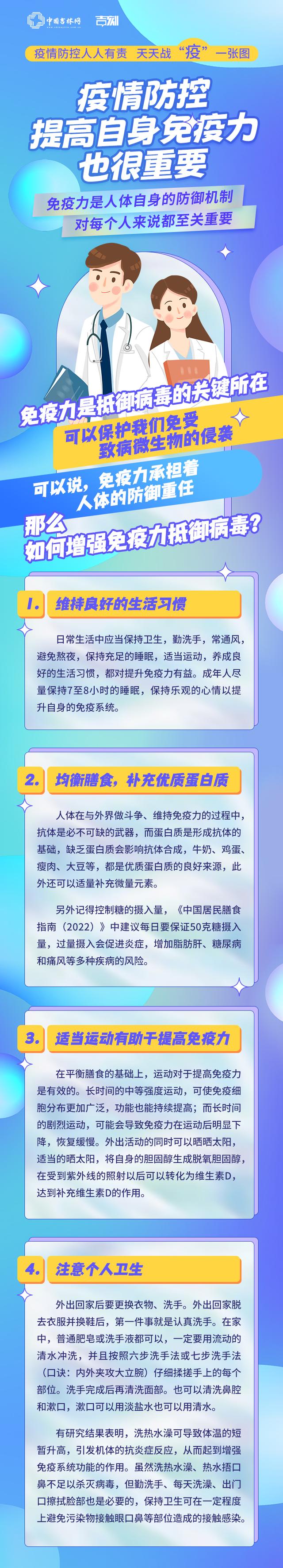 新型冠状肺炎|疫情防控人人有责 天天战“疫”一张图 101丨疫情防控,提高自身免疫力也很重要