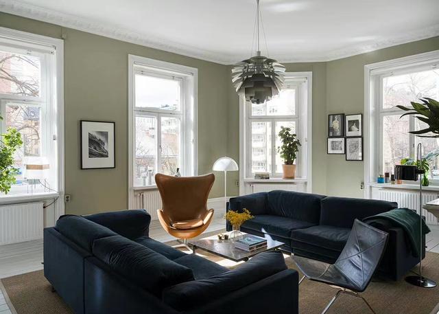 瑞典男主家:不同空间不同色,简约大气设计感强,可当装修范本了