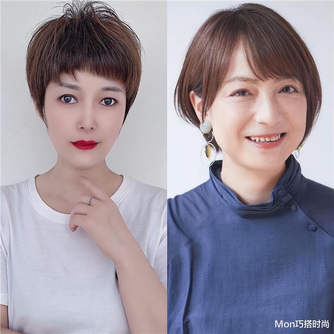 发型 女人过了50岁尽量少烫“大妈卷”，今年流行这4种发型，洋气减龄