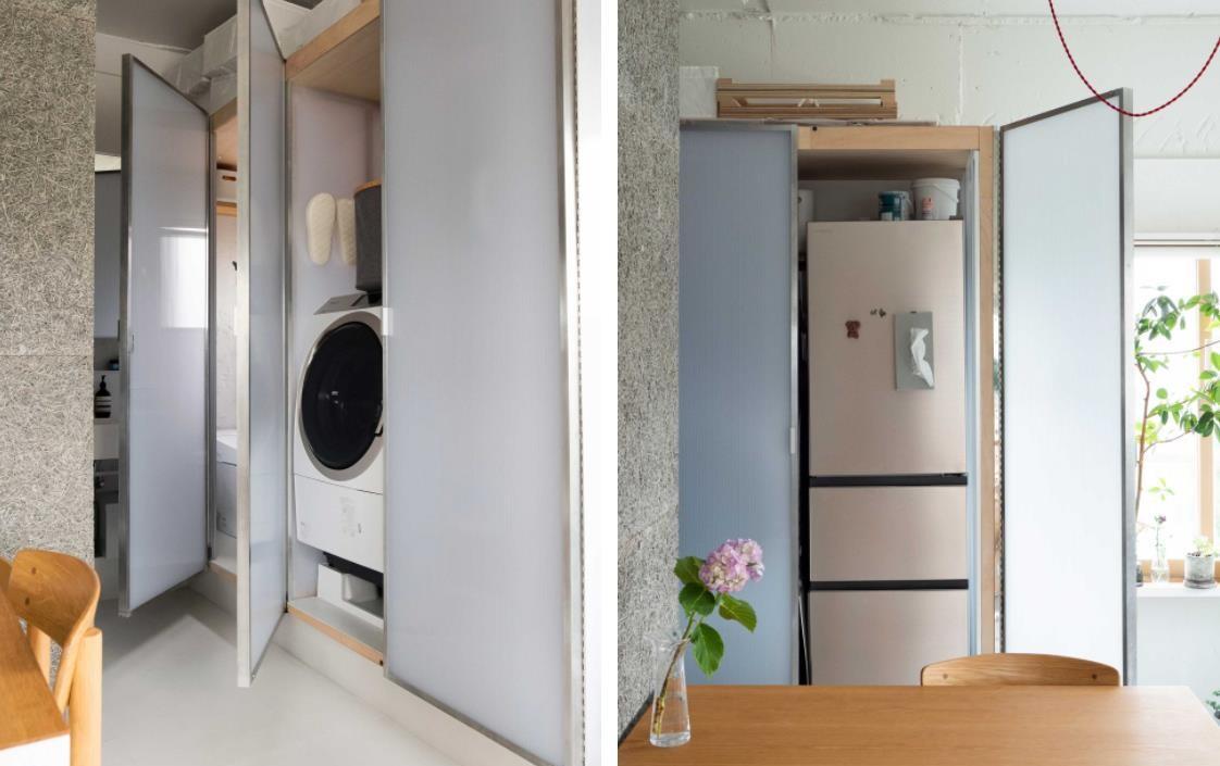 建筑师夫妇32㎡的家，仅凭一个厨房获得“最高奖”，太有创意了