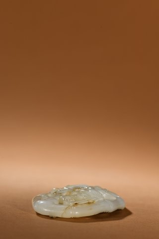 和田玉籽料|和田玉籽料喜上眉梢把件