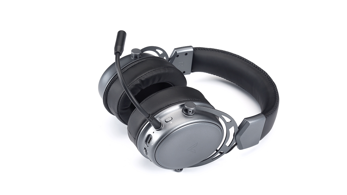 游戏耳机|双模无线+双音腔,雷柏VH800双模无线RGB游戏耳机拆解评测