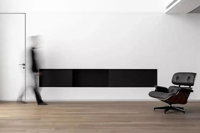 320㎡现代极简,黑与白的纯粹设计,简洁明亮、时尚大方