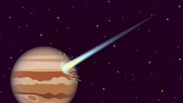 木星是气态巨行星，小行星撞击木星时，会直接穿过去吗？