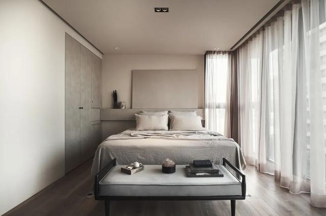 120㎡极简朴素,淡淡的水泥灰,自然禅意的生活空间