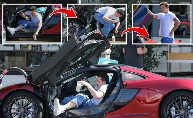 贝克汉姆|贝克汉姆长子晒800万豪车，自称是厨师！妻子身材傲人