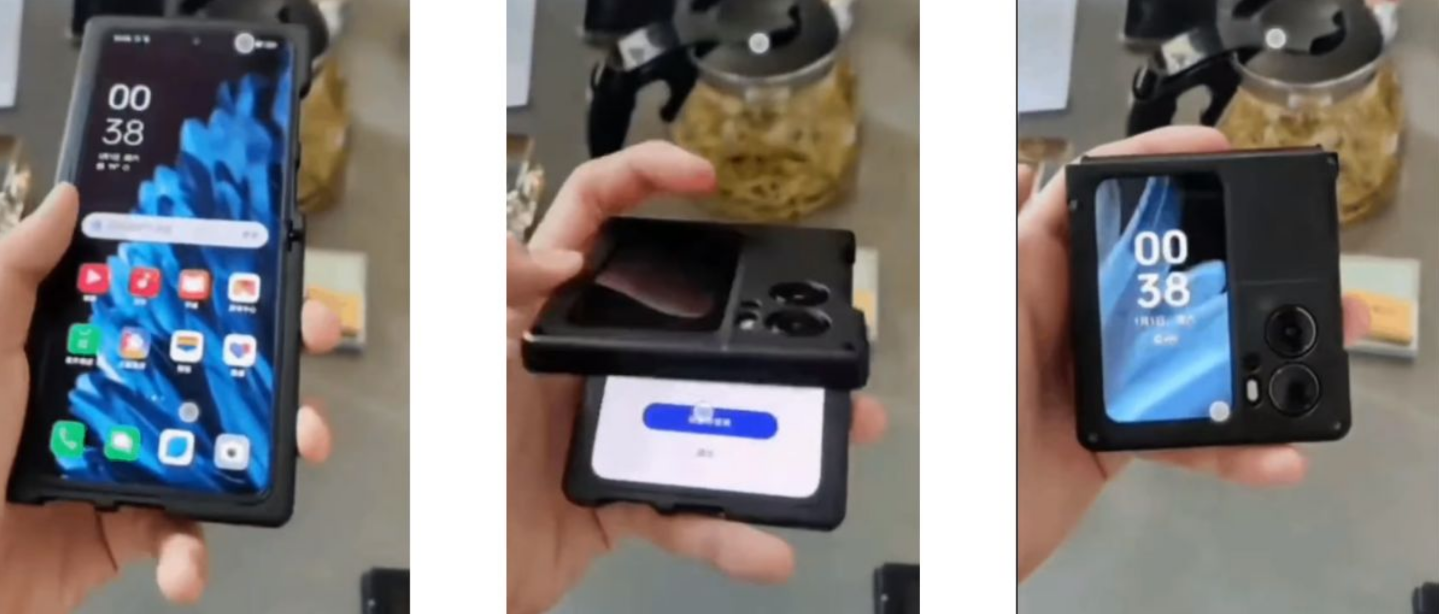 OPPO Find N2系列“真机”被曝光:高颜值,无缝无折痕|香
