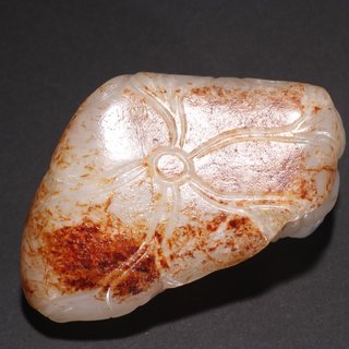 邮票|和田玉籽料一夜双童原石雕