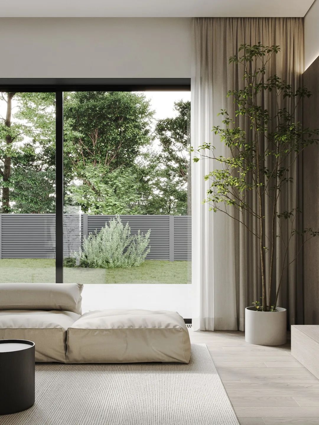 300㎡简约风,清爽淡雅!