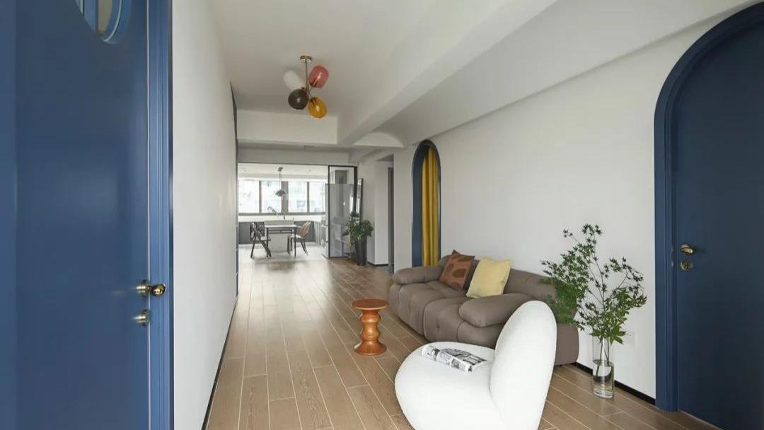 108m2怀旧复古风，打破传统格局设计，追求个性又可以回归生活