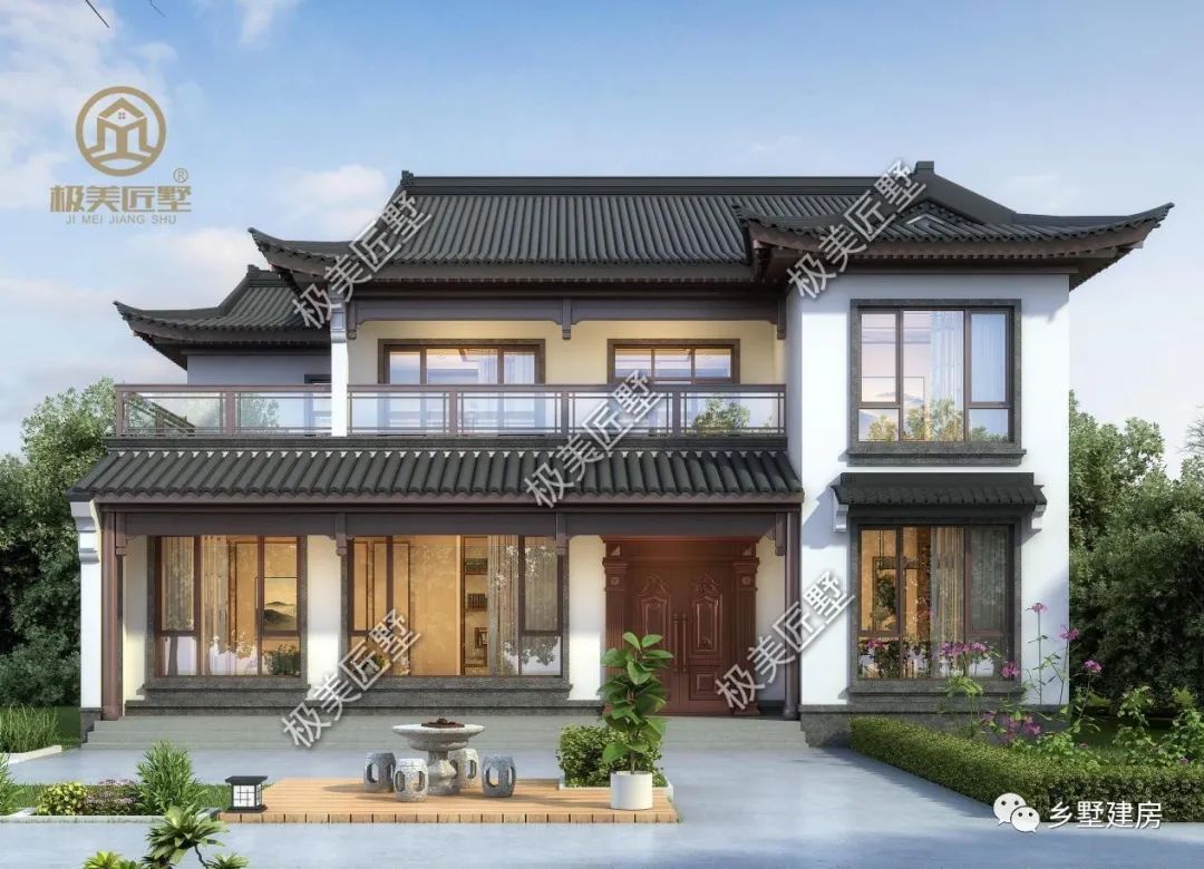 五款苏派风格自建房,稳重内敛,给你打造温馨舒适的家