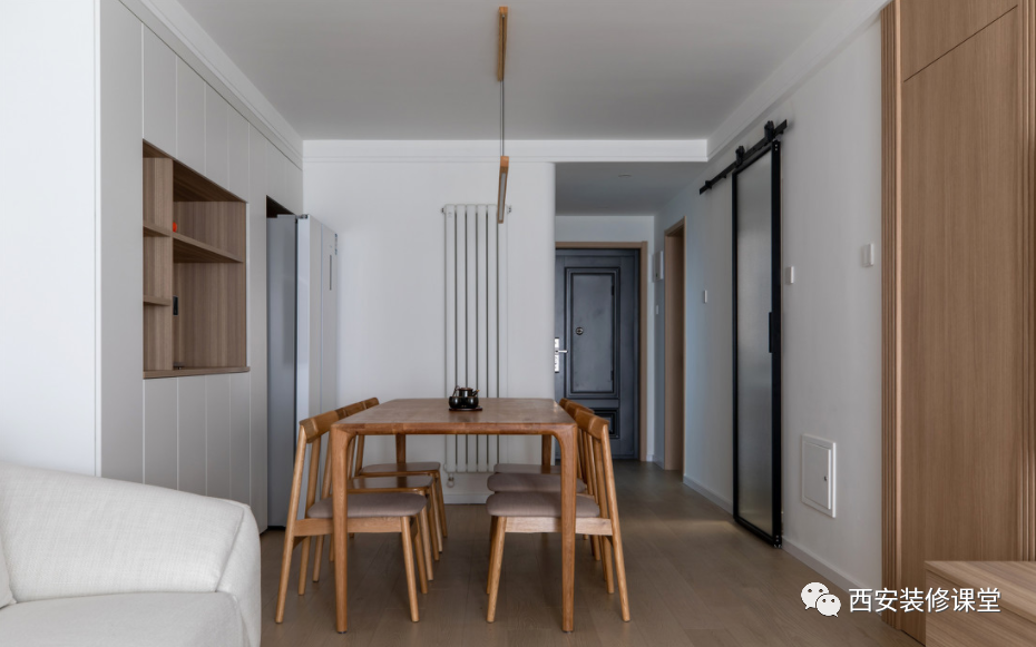 85㎡两室老房改造,简约原木