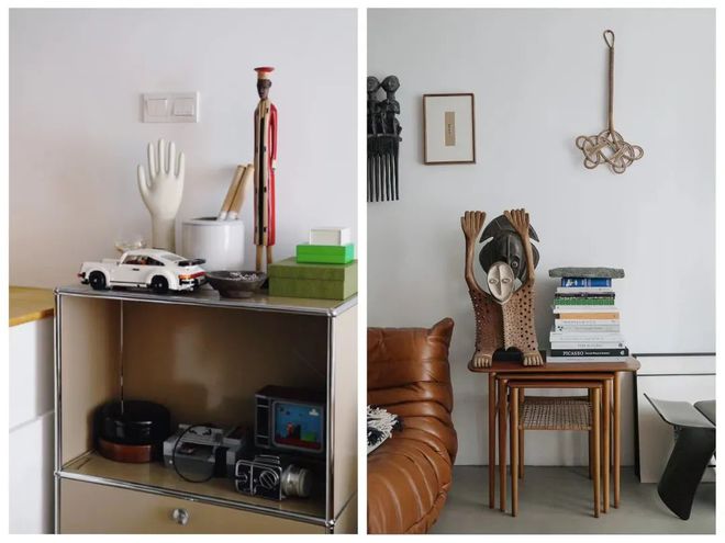 |他蜗居35m2,每月额外花8000元租别墅,摆满古物