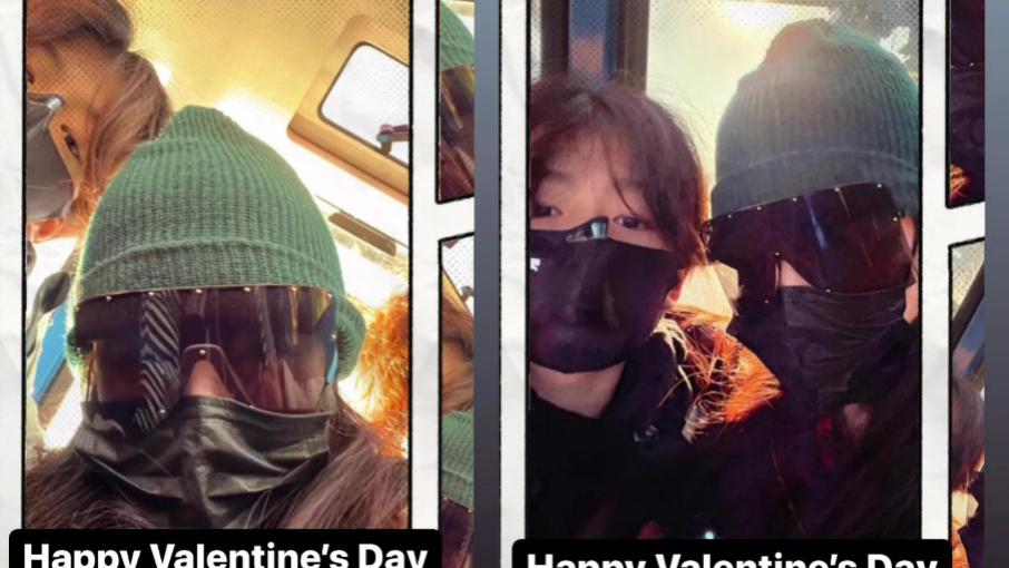 张柏芝|张柏芝情人节高调表白！带娃与男友度蜜月，男方帅气健硕愿当继父