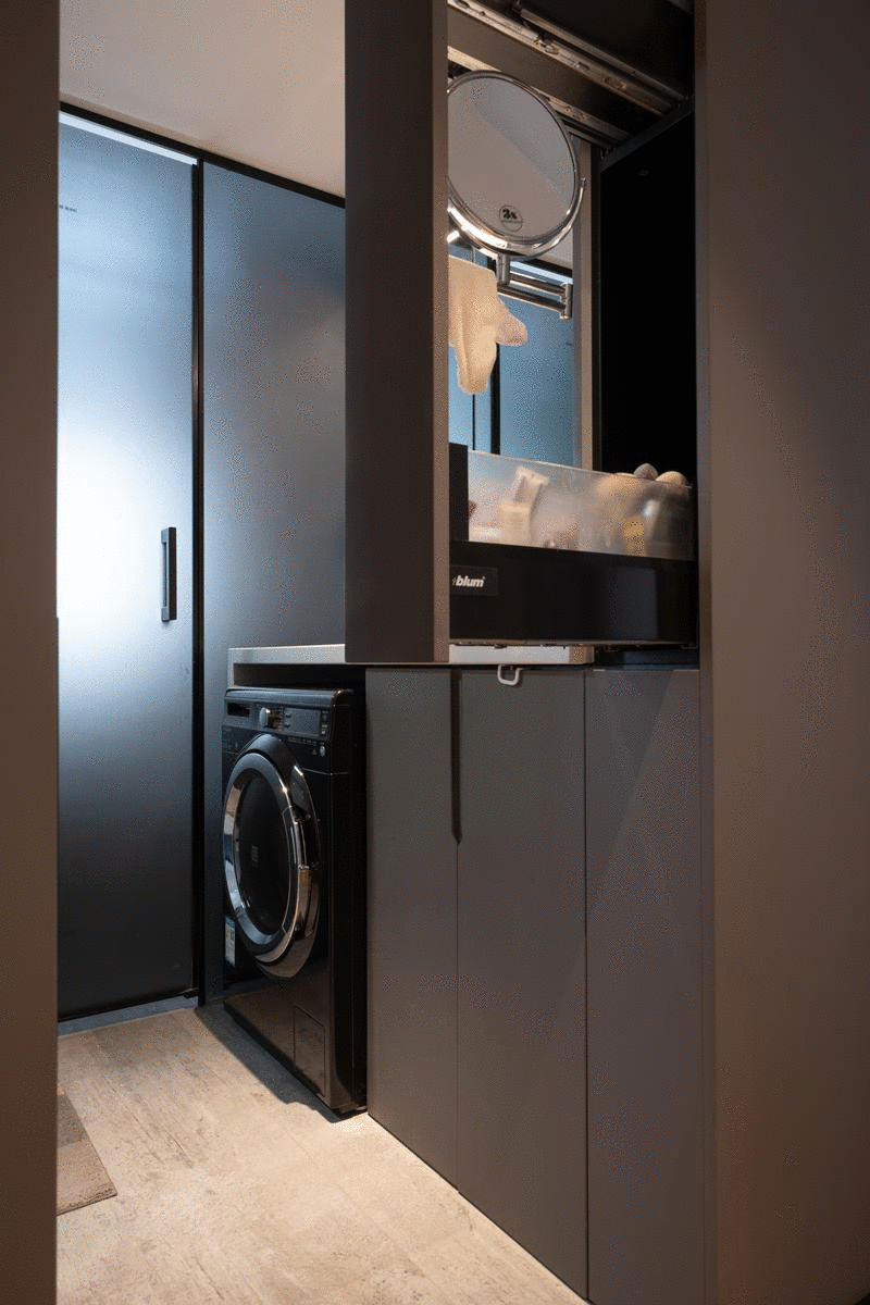 国潮新家丨97㎡极简风两居室,据说这个家两年都没乱~