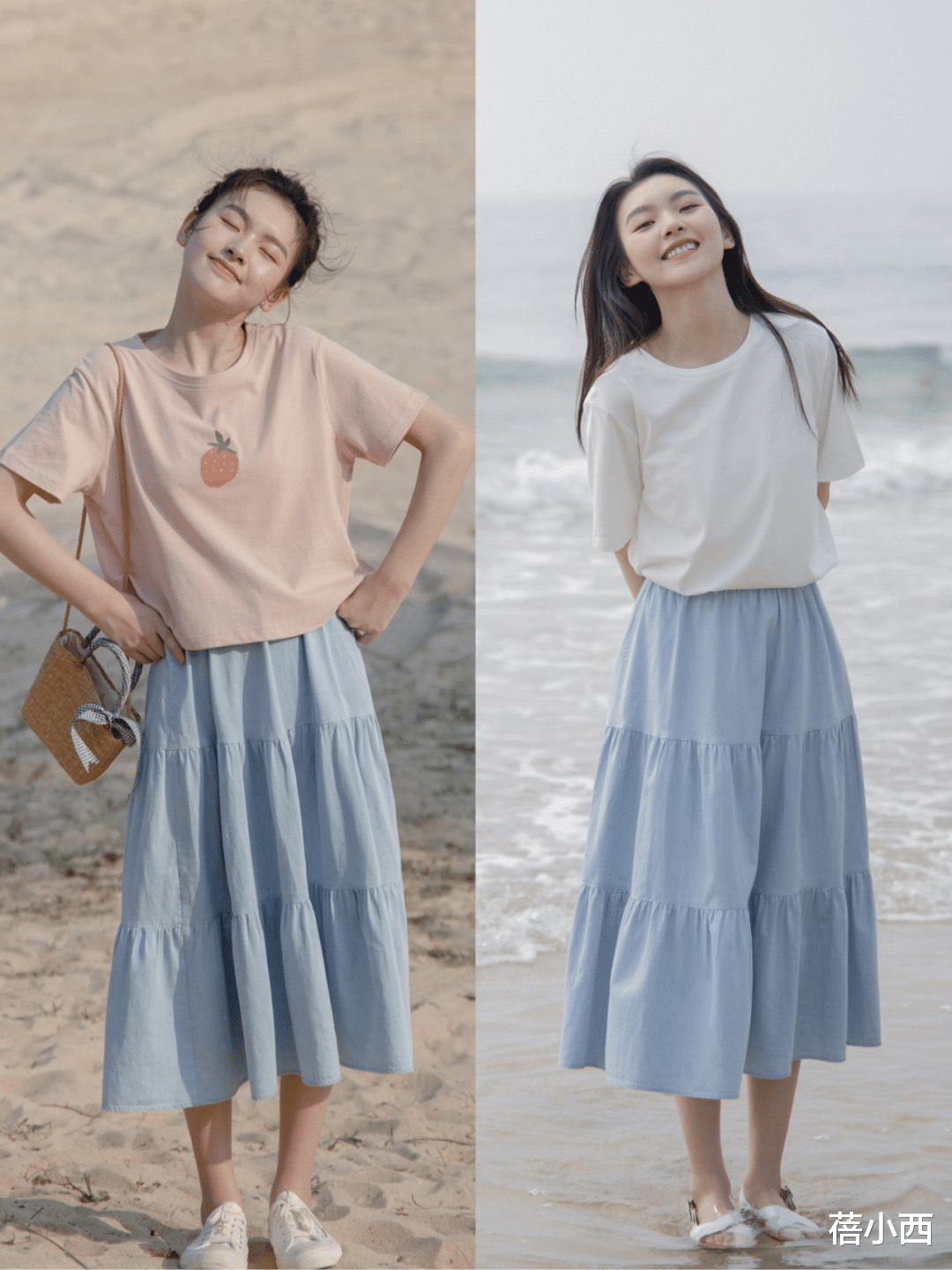 夏天穿裙子太单调？试试这4种搭配思路，温柔又大方，时髦又优雅