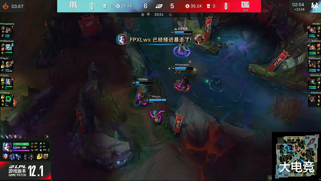 fpx战队|LOL-LPL：Lwx金克丝爆炸输出状态火热，FPX 2-1力克RNG解锁首胜