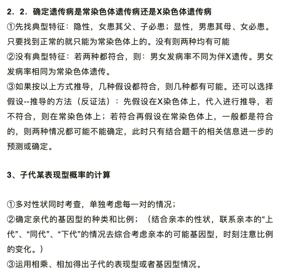 教师|高中生物：遗传类型题十大总结，复习必备！