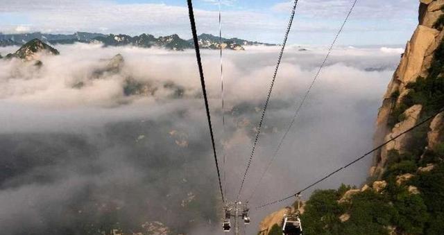 天门山索道|天门山索道和华山西峰索道，坐过的都说刺激，你认为哪个更惊险