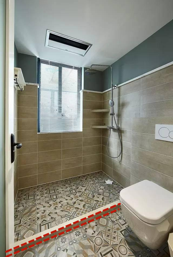 淋浴房还是要挡水条好，将这5处做到位，干湿分离更彻底