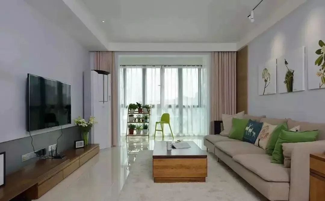 参观朋友新房,一进门让客厅迷住了,这是我见过最简洁漂亮的了!