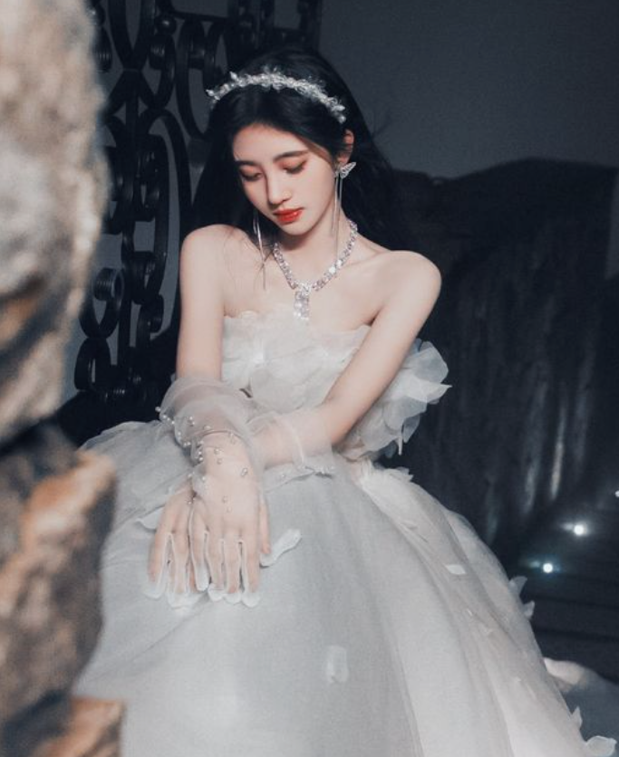 鞠婧祎|鞠婧祎,穿着礼服的女偶像, 真的很漂亮
