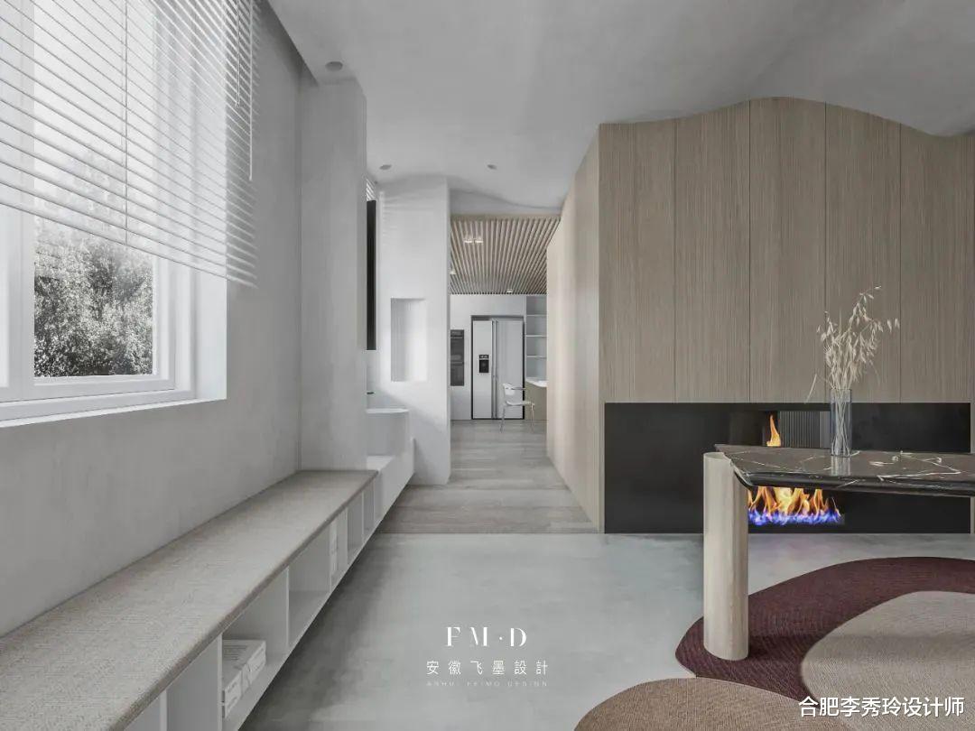 单调单调太单调,别再跟我提大白顶了,还是换了弧形吊顶,绝美