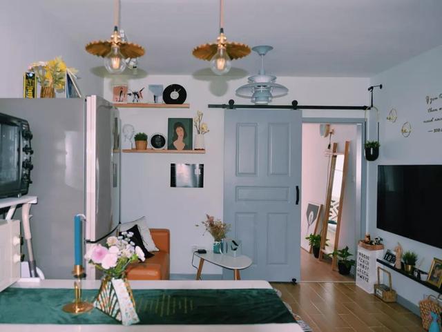 杭州女主晒38㎡小宅,干净又治愈,被邻居夸赞像样板间,太美了!