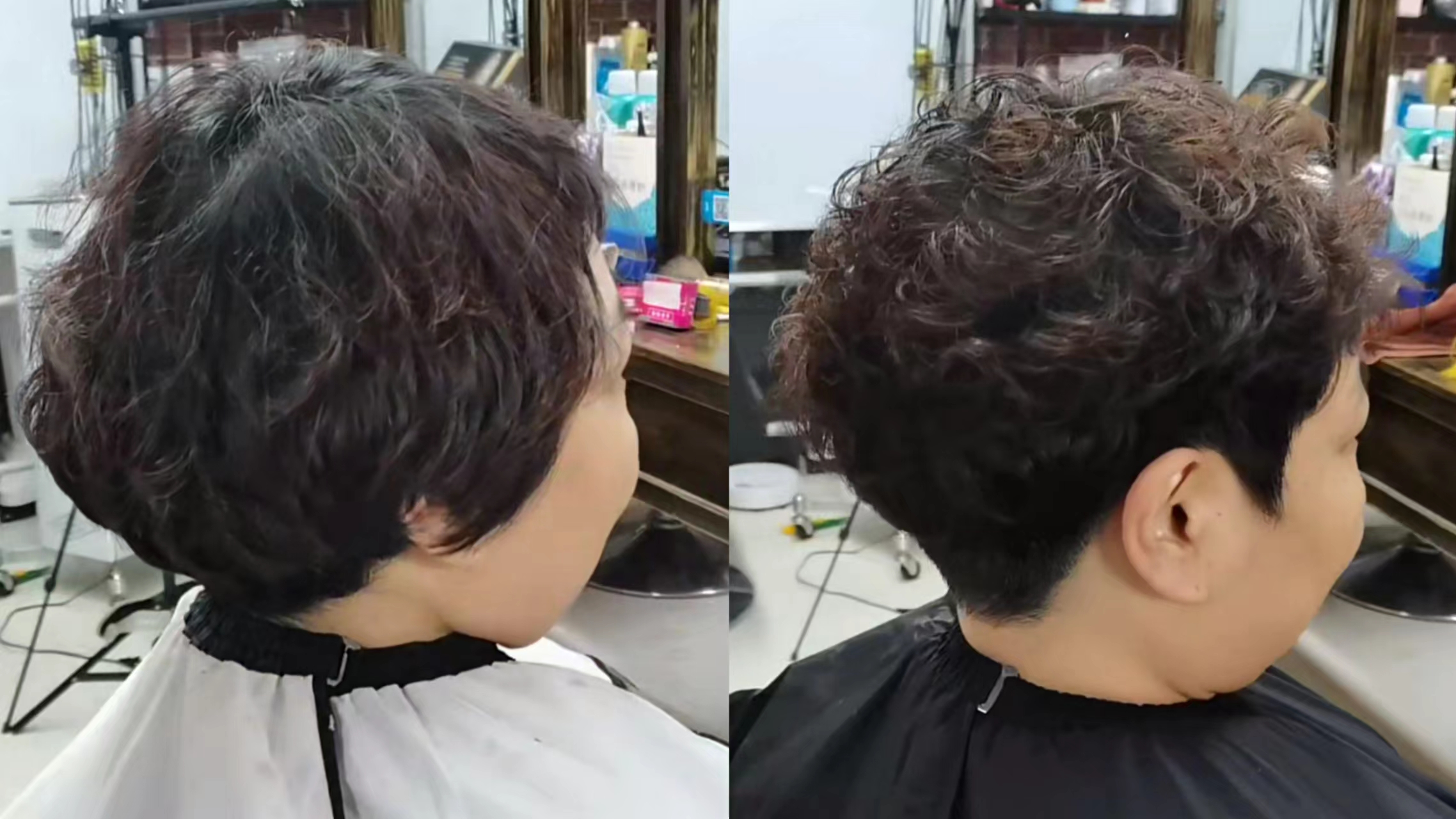 短发 脸圆发质又细软的中老年女士,短发这样烫时尚减龄又洋气,超好看