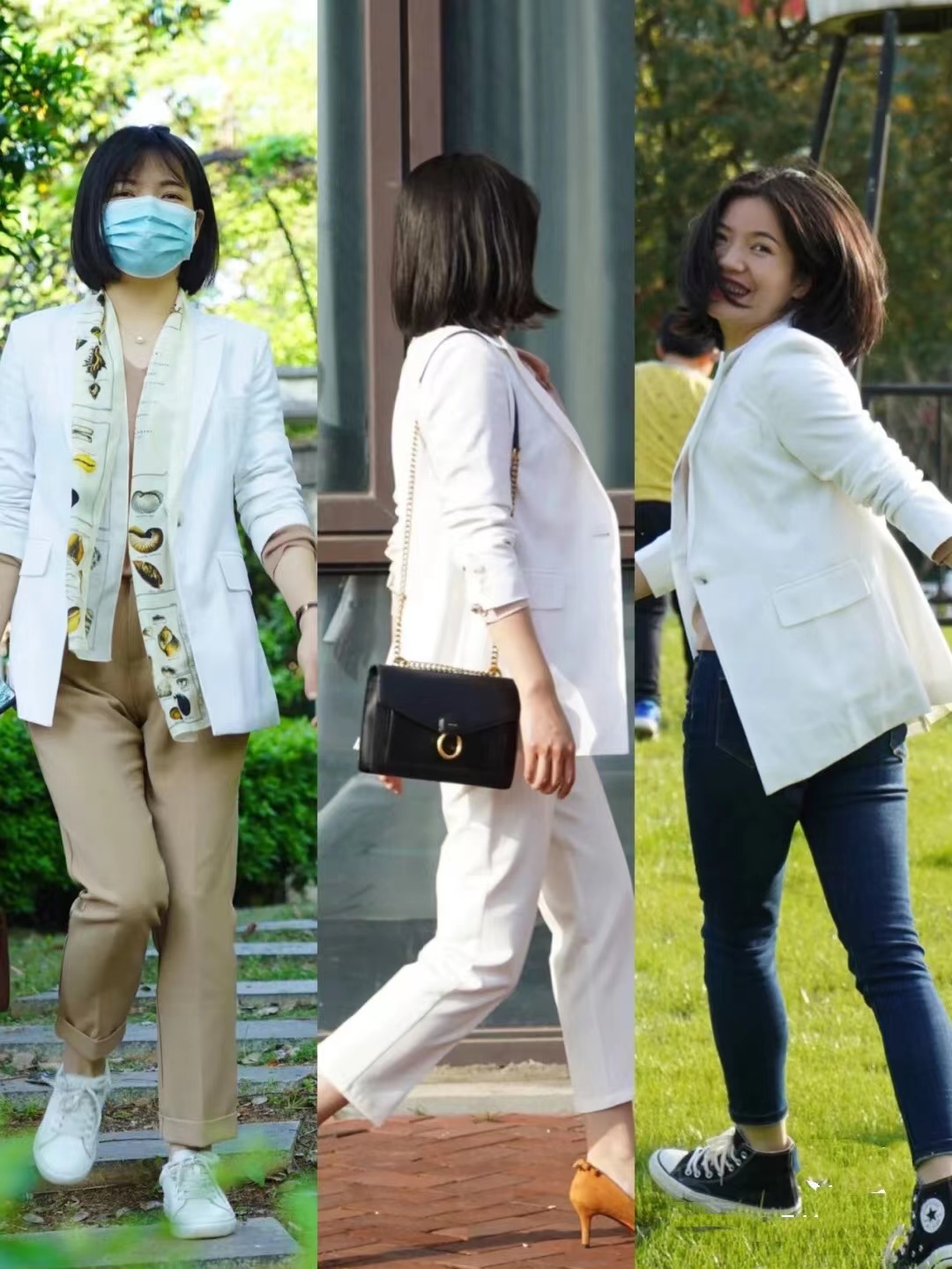 西装|微胖女生“西服穿搭”分享,干练利落显高挑,上班通勤气场满满!