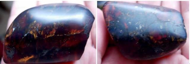 琥珀|教你如何用砂纸打磨琥珀原石