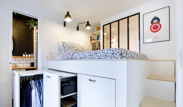 卧室太小?试试将床抬高1m, 马上出多3收纳空间