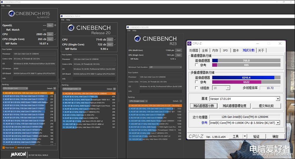 3080ti|i9-12900HK+RTX 3080 Ti强强联手！微星强袭GE76评测