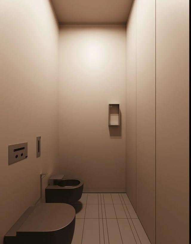 200㎡极简时尚风,优雅线条、盘状灯具,大胆配色,设计高级独特