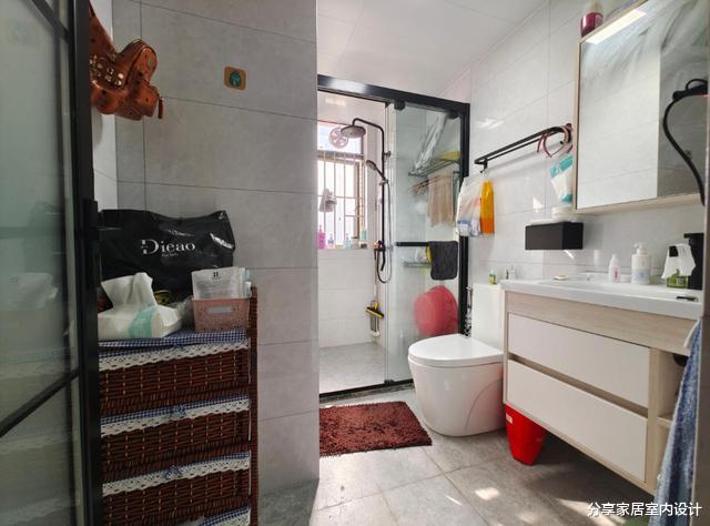 110平三代同堂幸福之家，儿童房布置高低床，网红款电视墙很喜欢