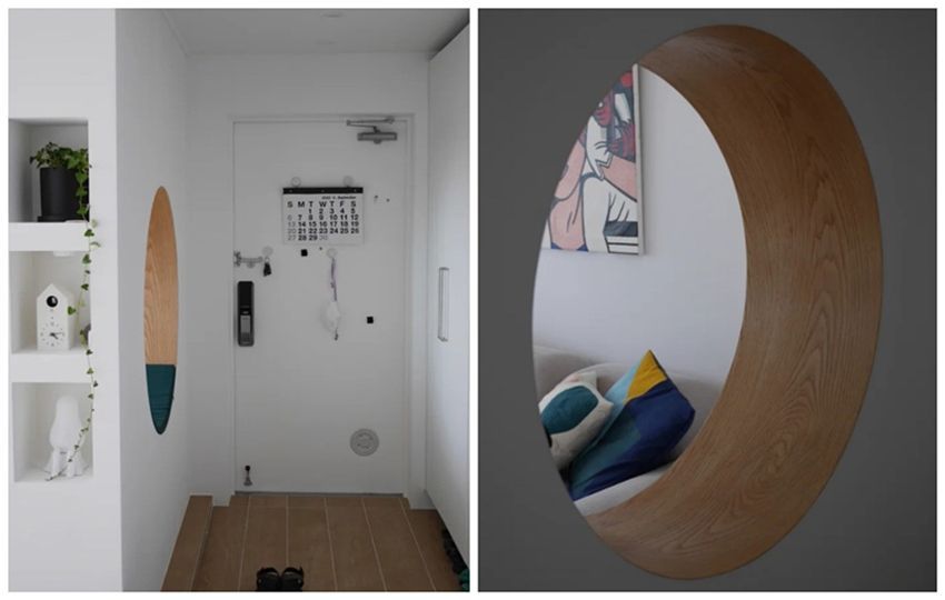 入户正对客餐厅,一眼见光怎么办?做好玄关柜和隔断,这都不是事