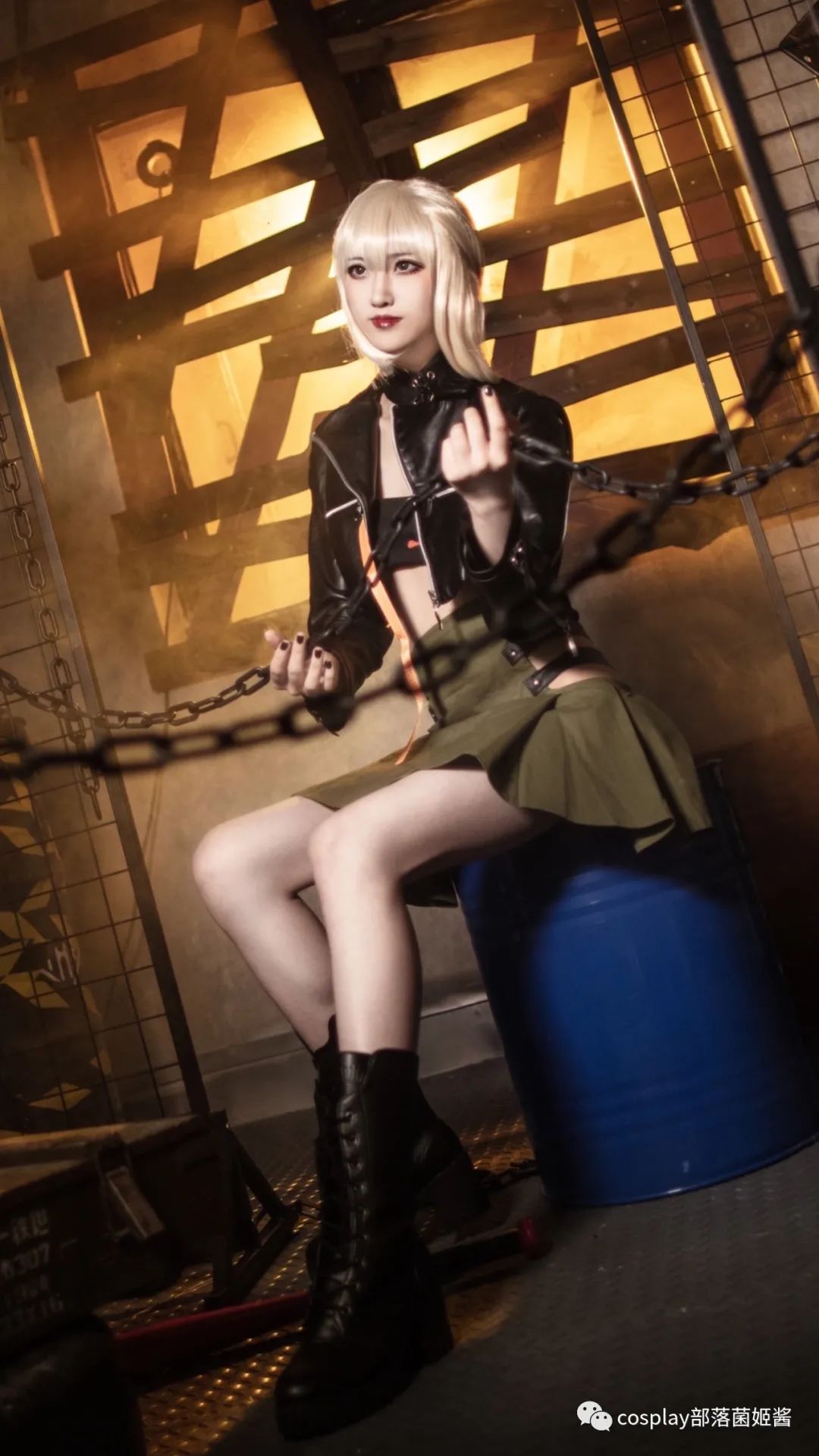 |cos：月球女友黑呆cos正片@麦麦