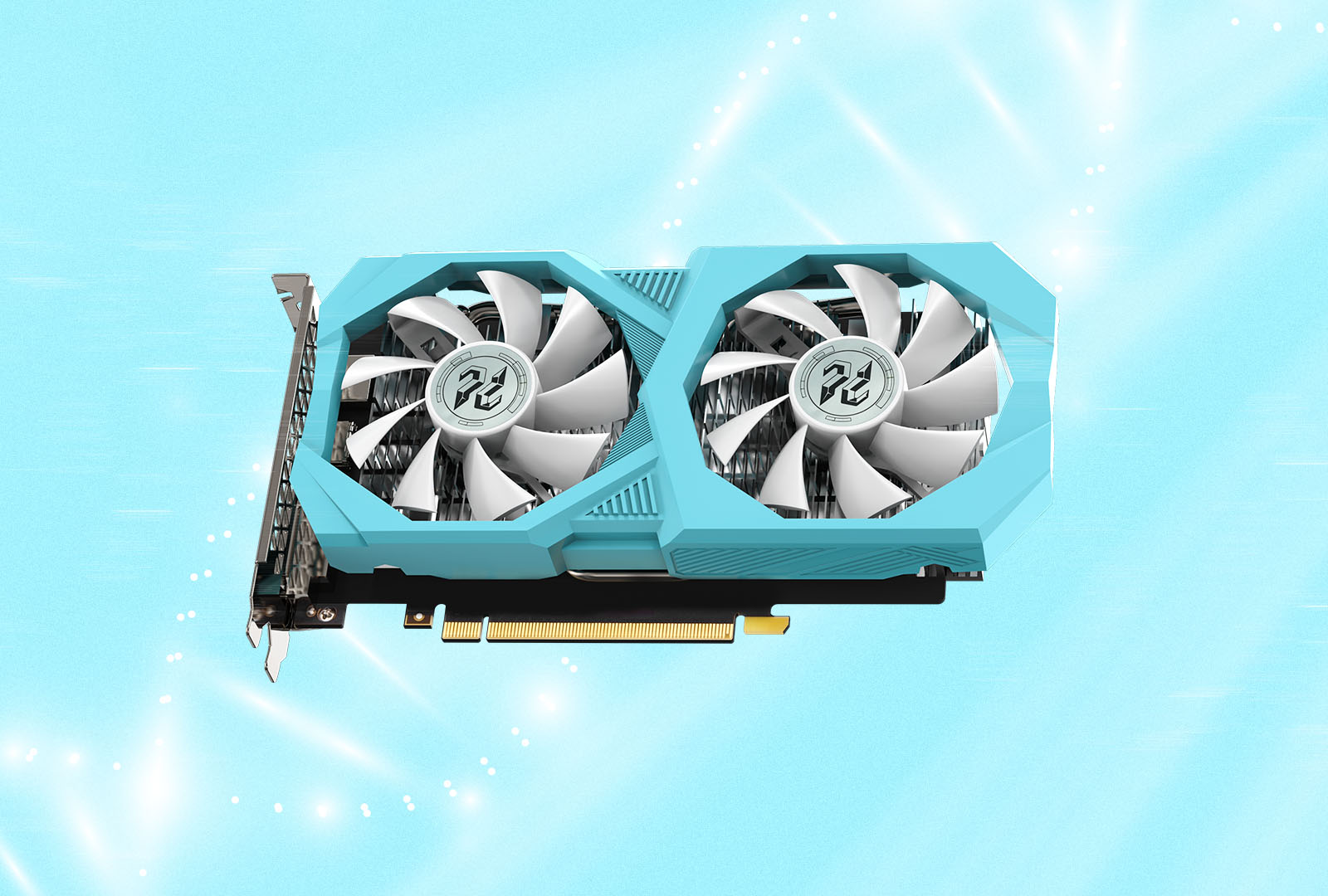 显卡|清新淡雅的知更鸟蛋蓝色显卡,磐镭GTX 1660 SUPER你爱了吗