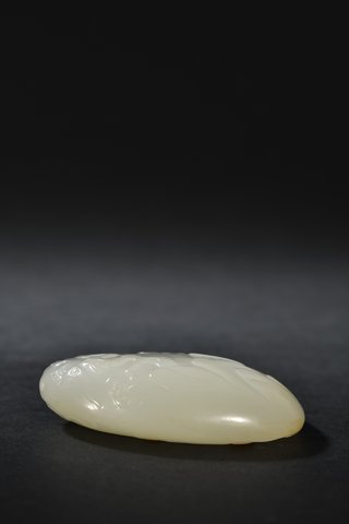 |和田玉松鹤延年年年有余把件