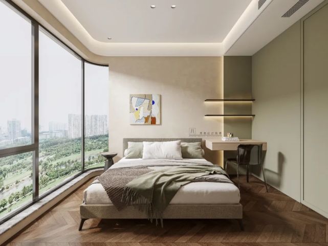 厚榭作品:晨昏与四季丨135㎡现代混搭风