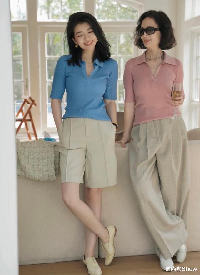 今秋的鞋子流行“穿平不穿高”，休闲又舒适，四五十岁女人穿好美