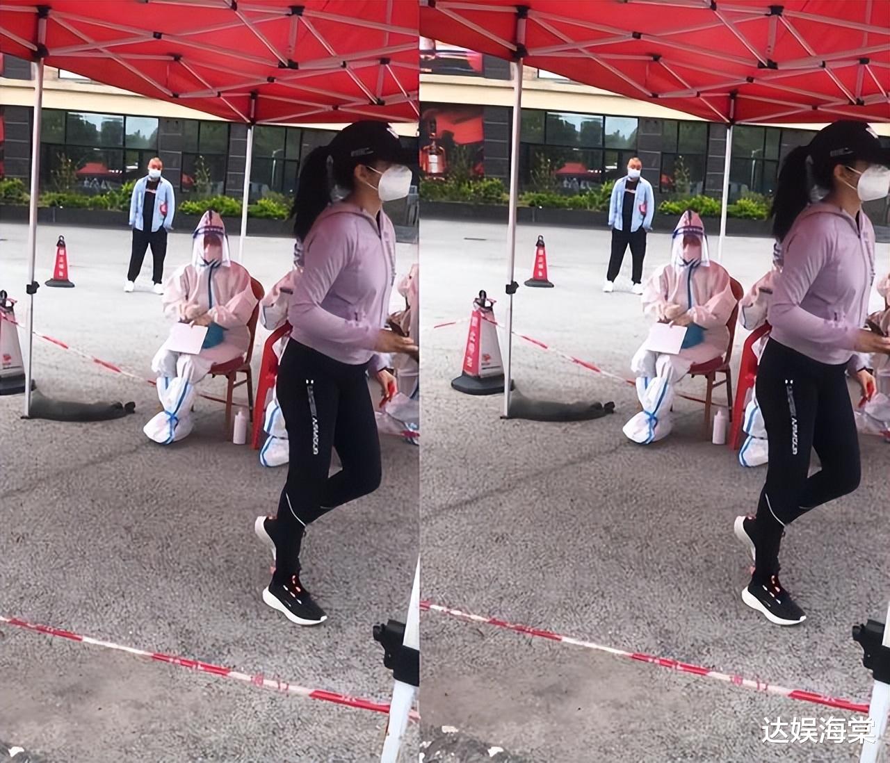 陈妍希|陈妍希做核酸被认出，身材丰腴被吐槽太胖，随后换头像立志瘦十斤