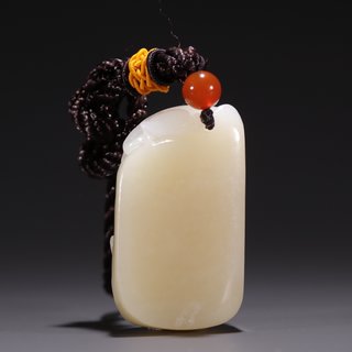 和田玉籽料|旧藏·和田玉籽料双獾挂件