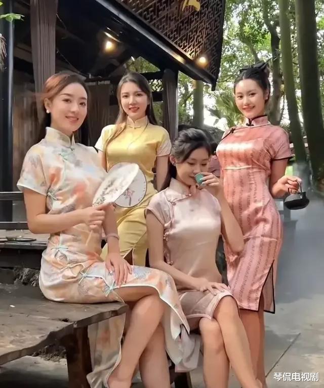 小姐姐|?椰树主播小姐姐们的近照！穿旗袍的样子，简直是美出新高度