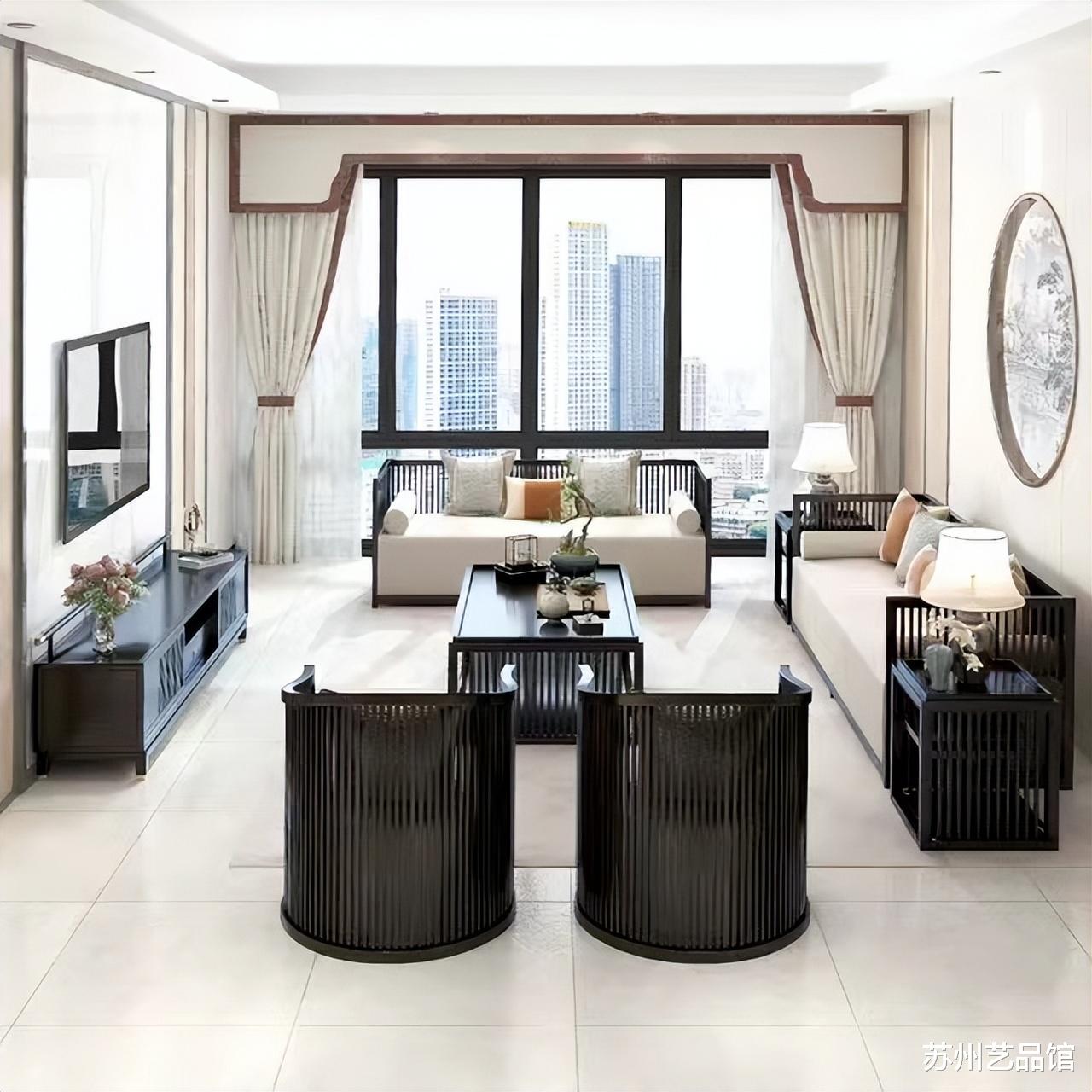 新中式家具端庄又贵气,展现出典雅的意境之美