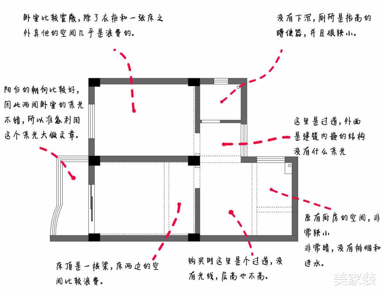 在墙上开个“洞”变出餐厅，榨干45平方所有方寸，想法好独特