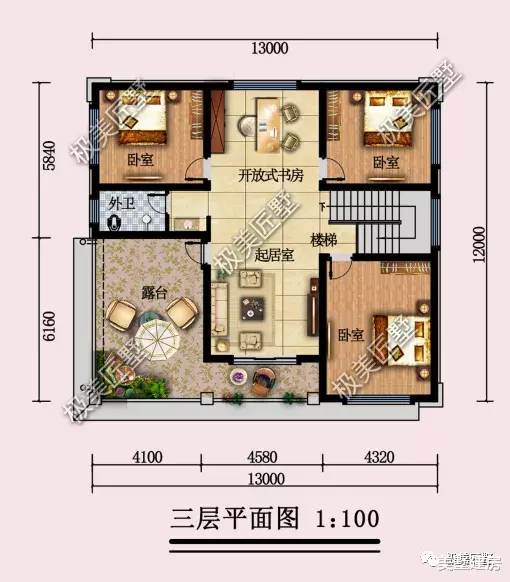13×16米，三层新中式别墅，典雅大气，值得一看！