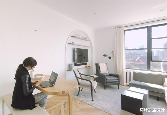 姑娘在上海买33㎡小家,全屋大白墙,简单又美满,一个人住太爽了